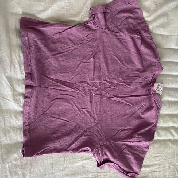 Cropped purple shirt - Picture 2 of 2